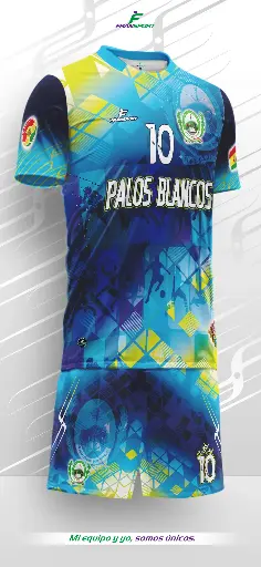 Poleras y corto Fútbol Diseño Fransport Personalizable full sublimado