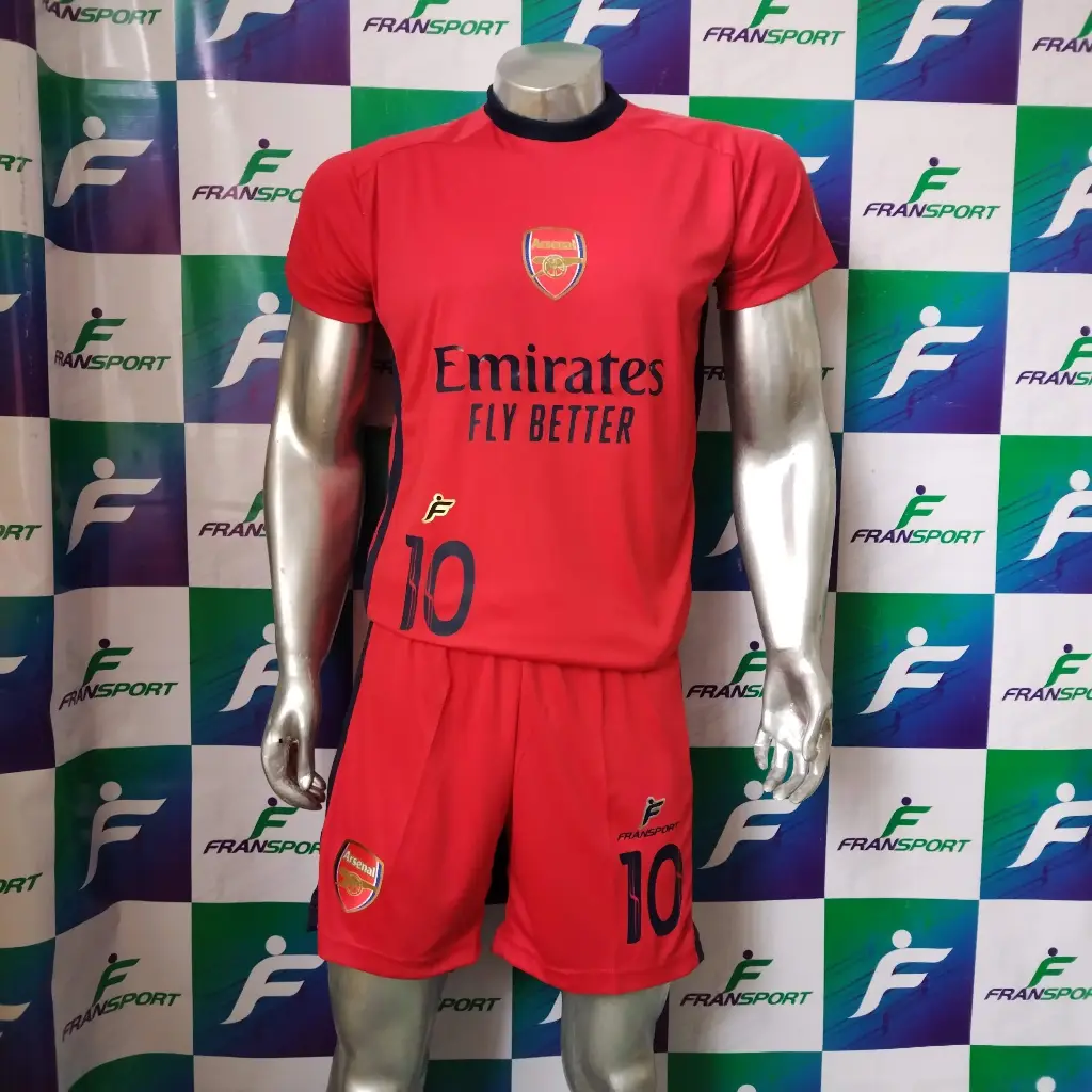 Poleras y corto Fútbol Diseño Fransport Personalizable sin sublimado