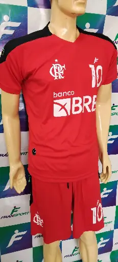 Poleras y corto Fútbol Diseño Fransport Personalizable sin sublimado